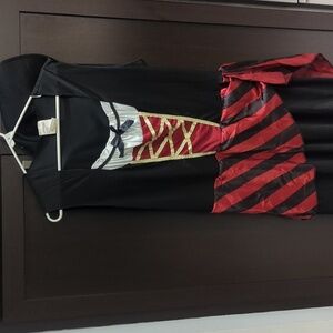 WONDERLAND Lady Pirate Deluxe Costume  And Eye patch - New Size 1Xl 18-20
